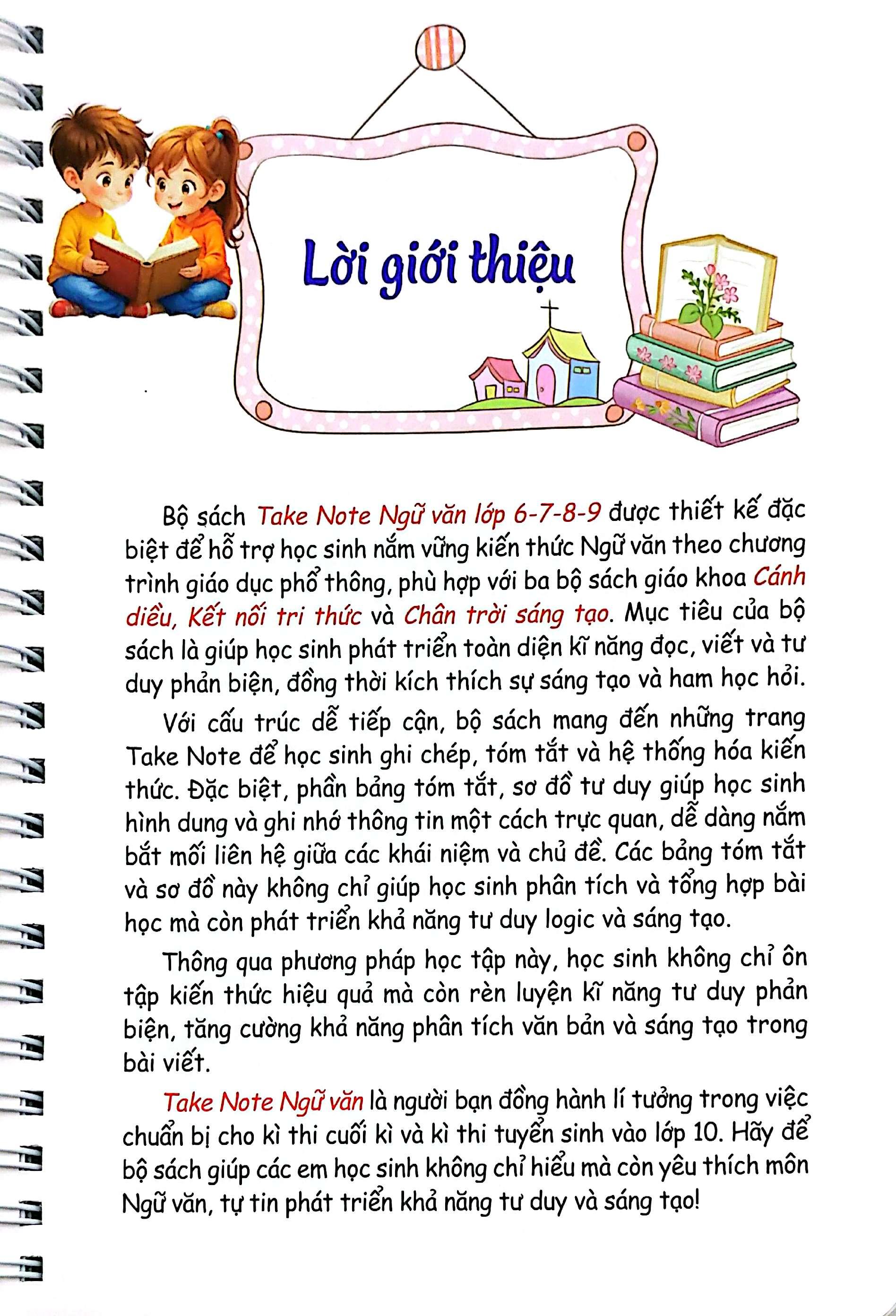 Sách - Takenote Văn 9