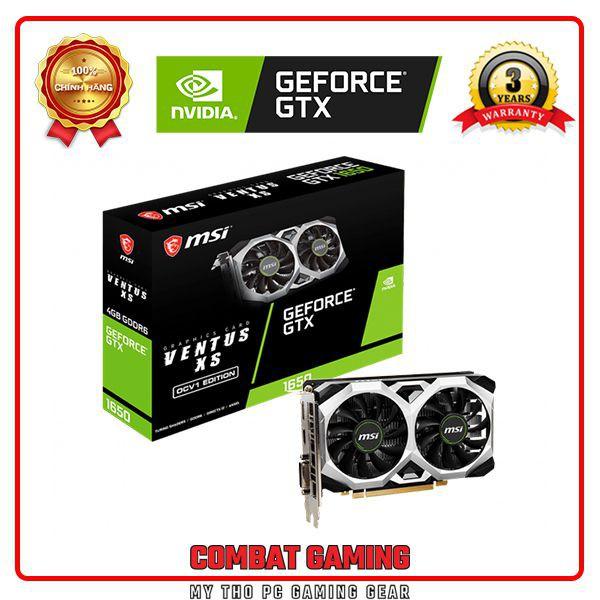 Card Màn Hình MSI GTX 1650 OC 4GB VENTUS XS GDDR6- Hàng Chính Hãng