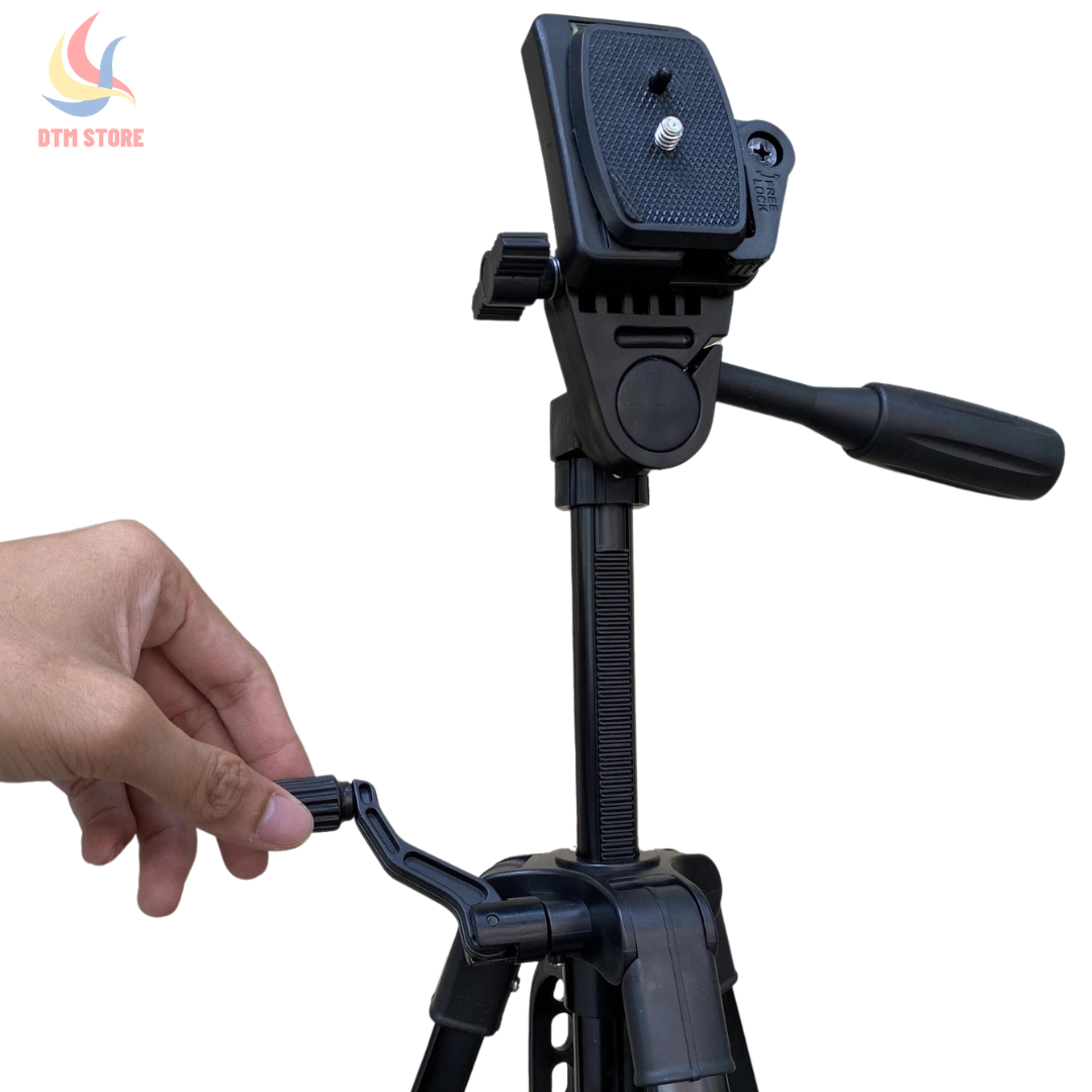 Tripod máy ảnh điện thoại, chân đế bluetooth cho điện thoại, máy ảnh DC-500 vật liệu hợp kim cao cấp Full hộp -TiMa.lala - Hàng chính hãng