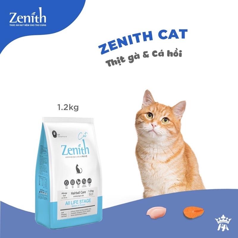 Hạt mềm Zenith Hairball Care tiêu búi lông cho mèo 1.2kg