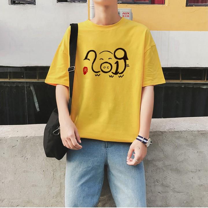 Áo Thun Nam Unisex Hình Heo ATN4974