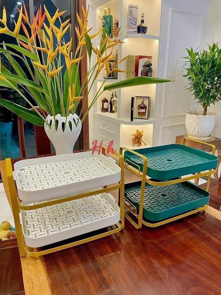 Kệ úp cốc 2 tầng đa năng
