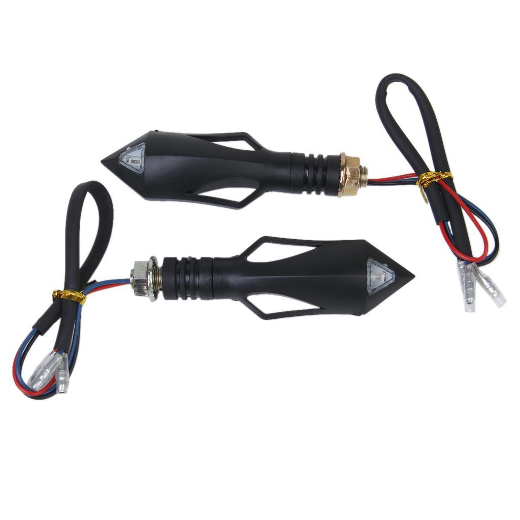 2pcs 12-LED Motorbike Motorcycle Turn Signal Indicator Light Lamp