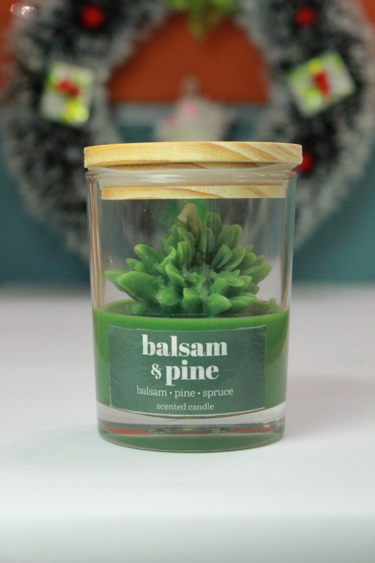 Nến Thơm Tinh Dầu Thông -BALSAM &amp; PINE, Làm Thơm Phòng, Thư Giãn, Chính Hãng Từ Thương Hiệu R2D, Thành Phần Tự Nhiên, Lành Tính