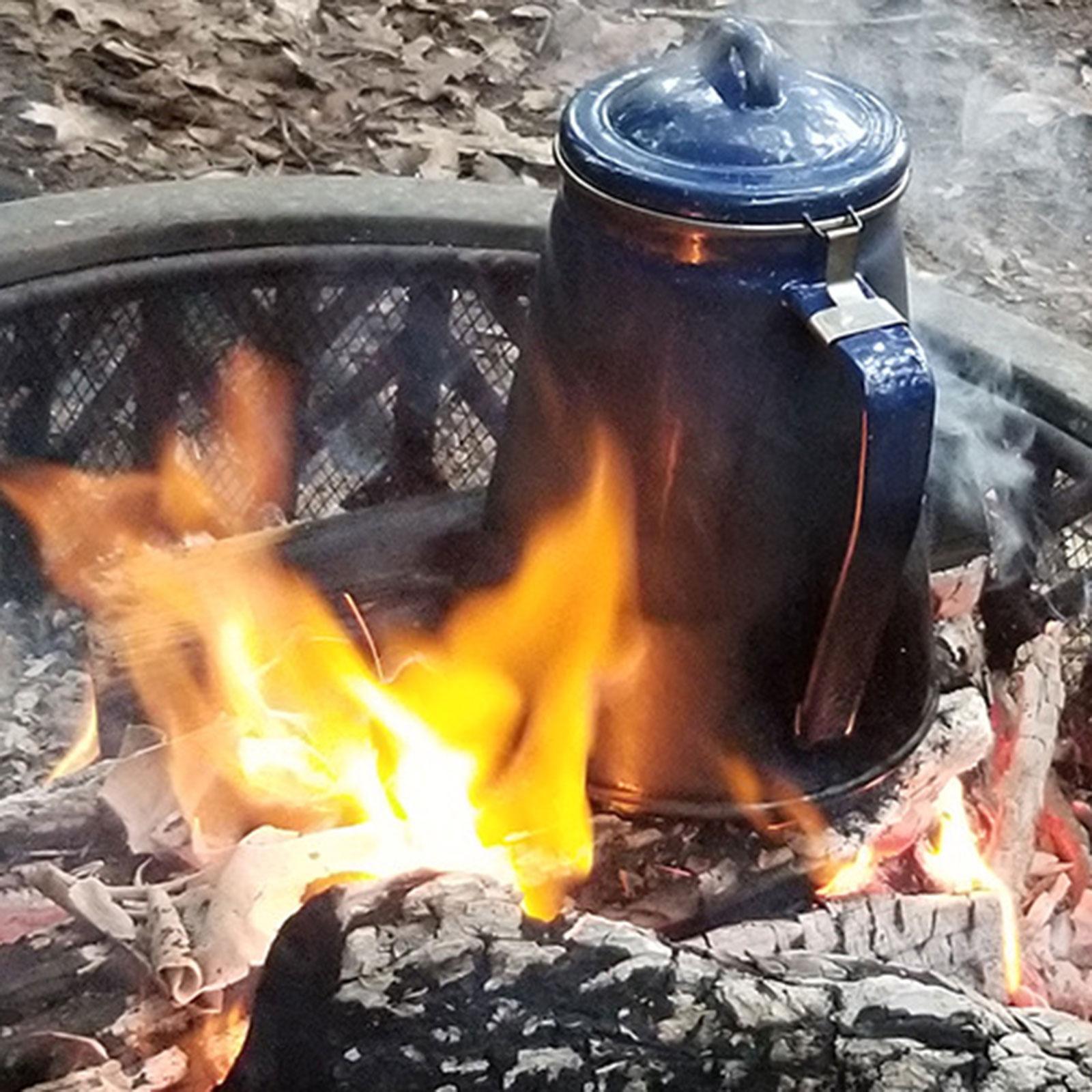 Enamel Coffee Kettle Water Pot Durable Cold Water Tea Pot Outdoor Coffee Pot