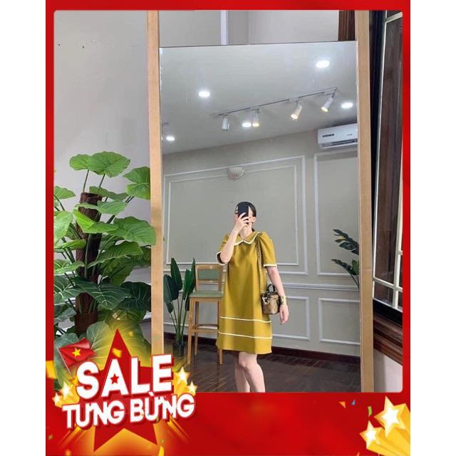 Đầm bầu cao cấpváy bầu chất lụa Hàn siêu mát, siêu mịn, siêu mềm, không nhănfree size 43~70kg 3 màu Hồng, xanh, vàng