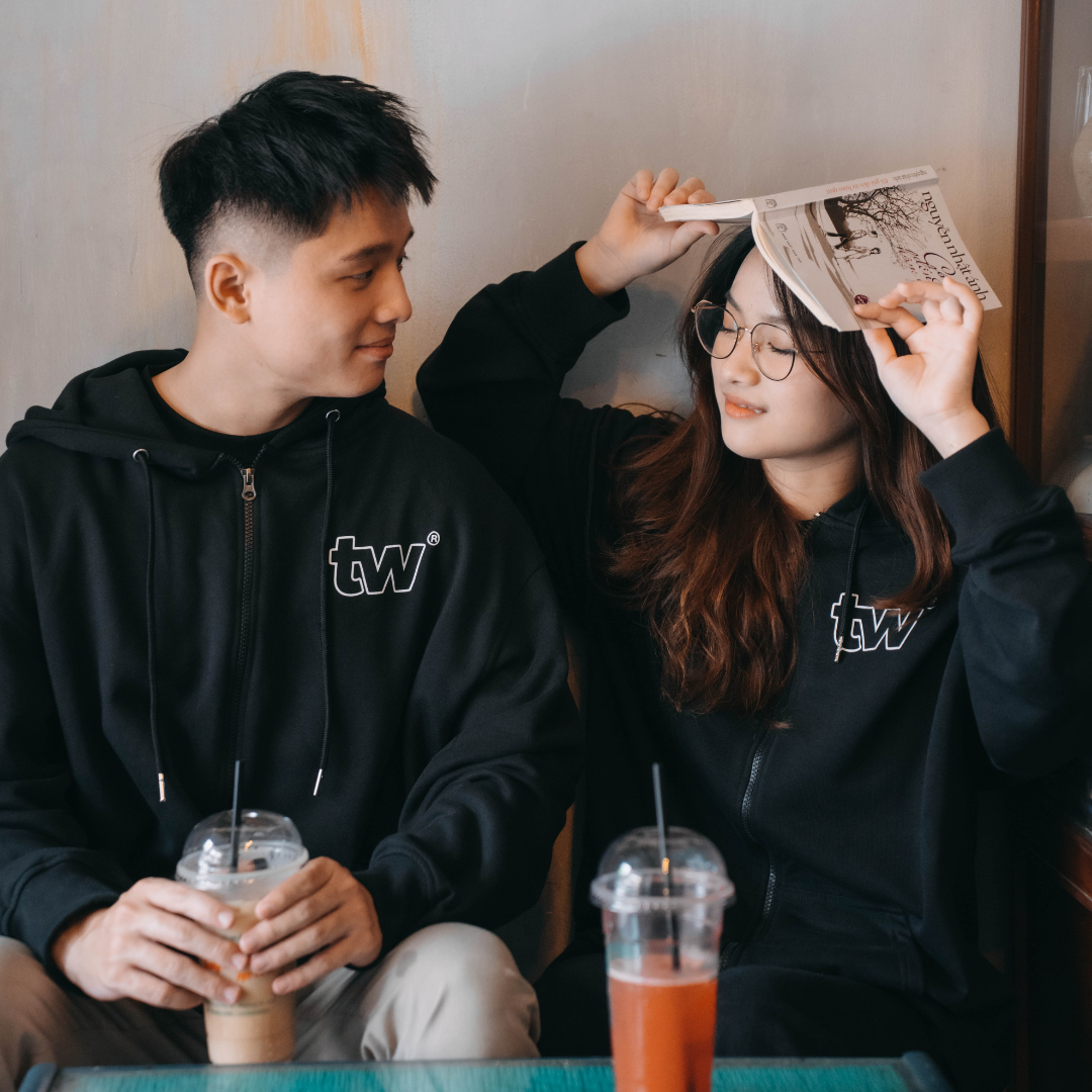 Áo Hoodie Zip Teeworld cao cấp fom Rộng Thời Trang Unisex Nam Nữ