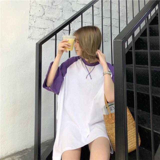 Áo fhun nữ tay lỡ form rộng