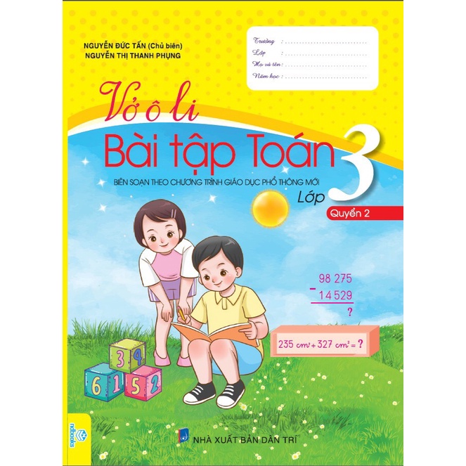 Sách - Vở Ô Li Bài Tập Toán 3 (Biên Soạn theo CT GDPT mới) - ndbooks