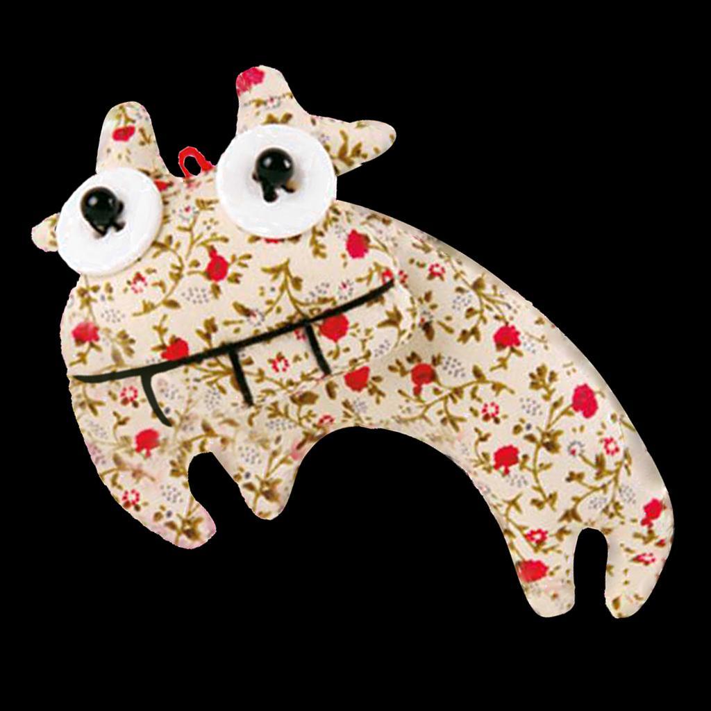 Stuffed Colorful Cow Making Kit Toy Material Package for Needlework Supplies