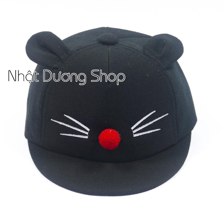 Nón Em Bé hoạ tiết con thú dành cho trẻ em từ 6-14 THÁNG - Chất liệu vải nhung cao cấp mềm mại cho bé