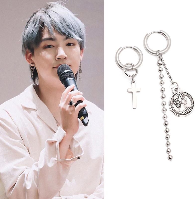 Khuyên tai bông tai idol Got7 không cần xỏ lỗ tai