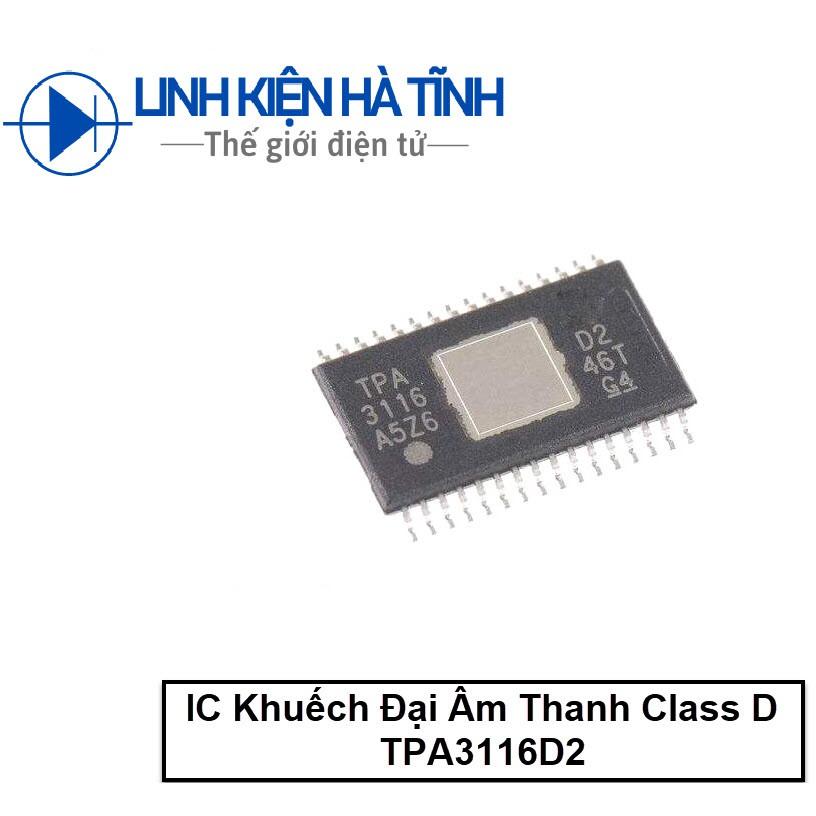 IC TPA3116D2 TPA3116D2DADR TPA3116 TDA3116D2 TDA3116 Class D