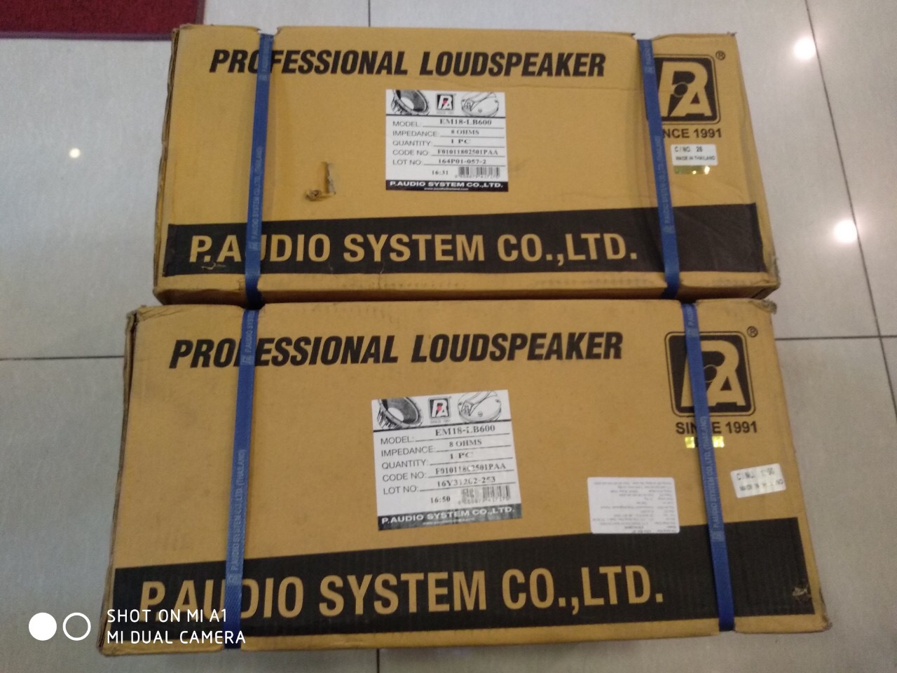 LOA RỜI PAUDIO 5 TẤC EM18-LB600 - Hàng Chính Hãng