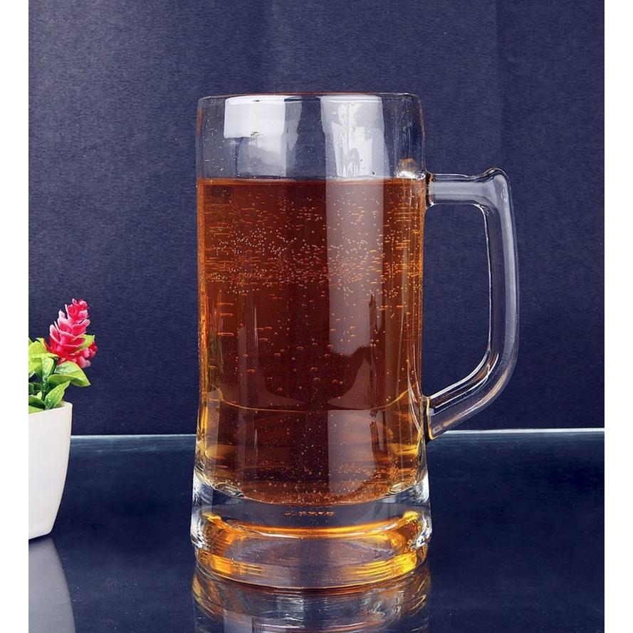 Bộ 6 Cốc Bia Thủy Tinh Ocean Cỡ Đại Munich Beer Mug Ocean - P00843 - 640ml