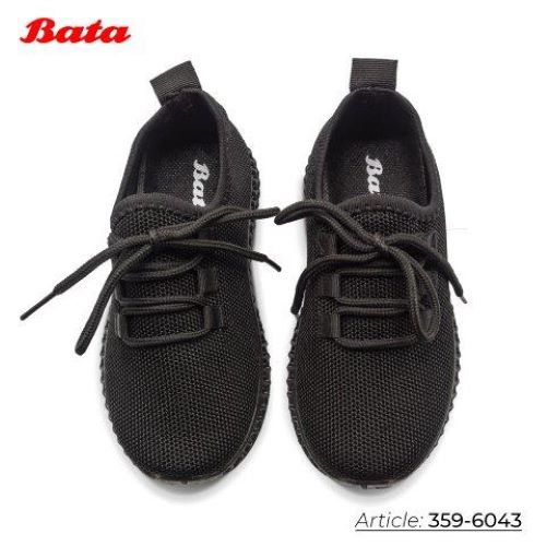 Giày sneaker trẻ em Thương hiệu Bata màu đen 359-6042