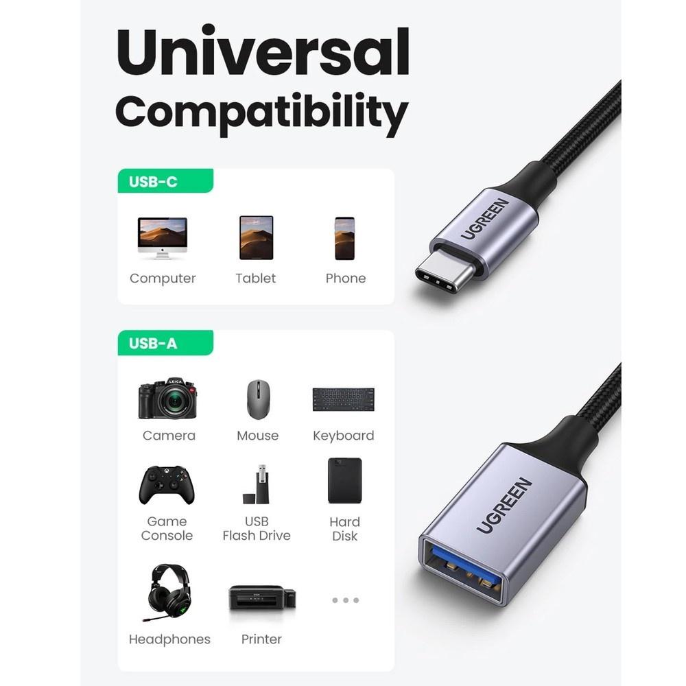 Cáp OTG USB TYPE-C USB 3.0 Cao Cấp | 30702, 30701, 30155,70889 US154 | Chân Mạ Vàng