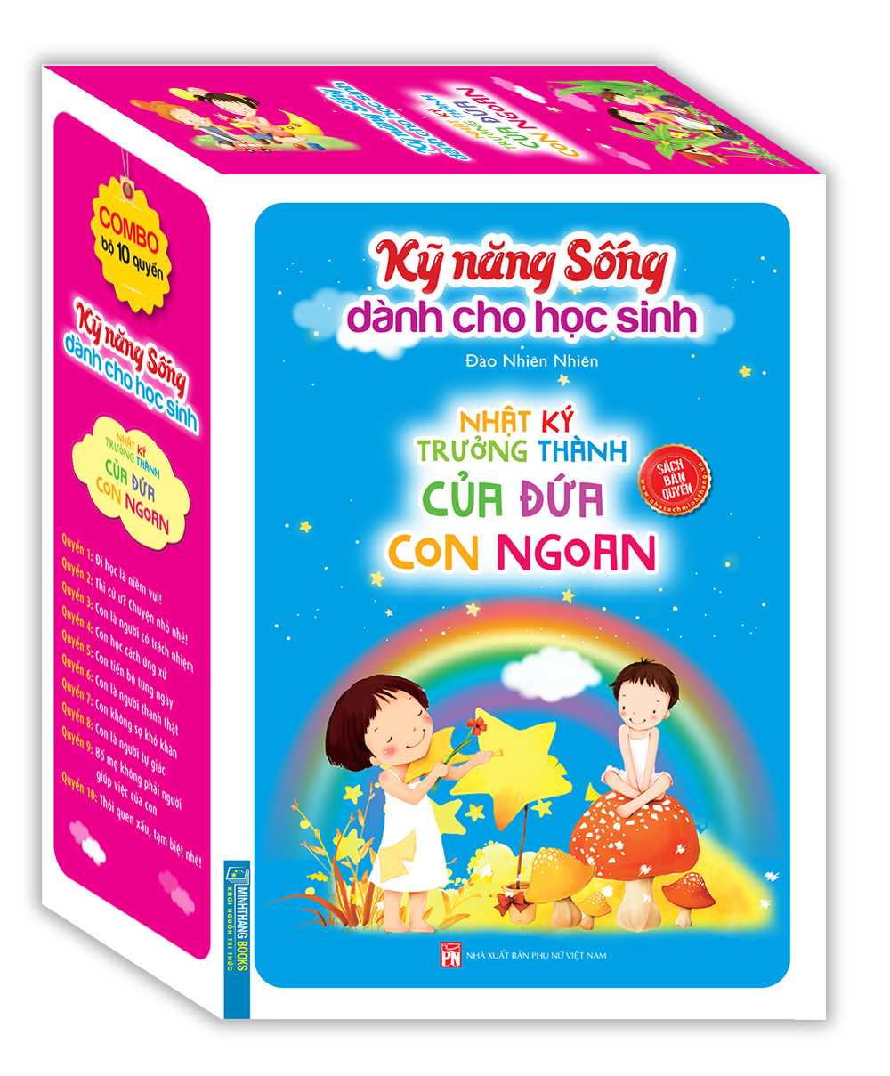 Combo nhật ký trưởng thành của đứa con ngoan (sách bản quyển).Phần 2.Tặng bút và sổ tay