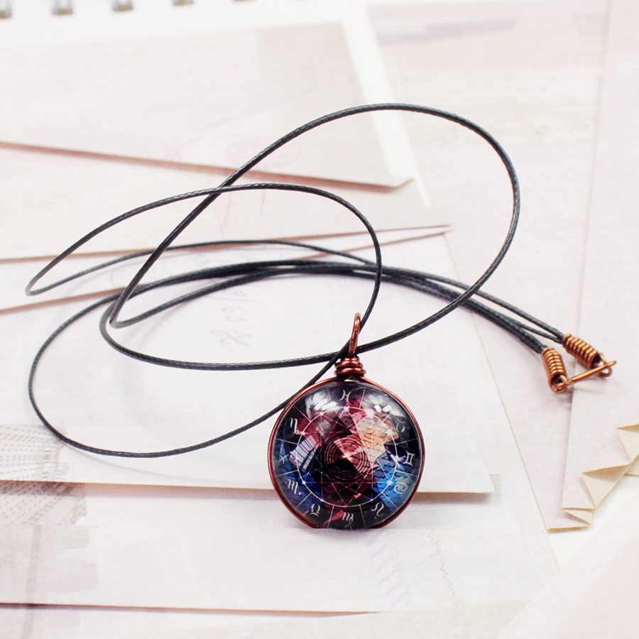 Dây chuyền 12 cung hoàng đạo Zodiac màu sắc tươi sáng 06647-DC002