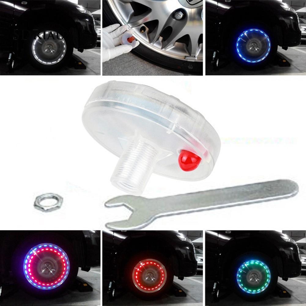 Đèn LED trang trí bánh xe hơi sử dụng năng lượng mặt trời
