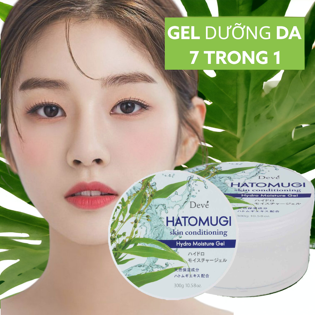 Gel Dưỡng Da 7 Trong 1 - Chiết Xuất Hạt Ý Dĩ Deve Cica Conditioning Hatomugi ( 300g )