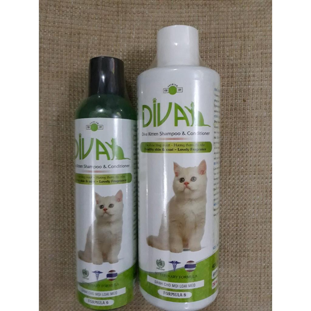 Sữa tắm Diva cho mèo 260ml và 400ml