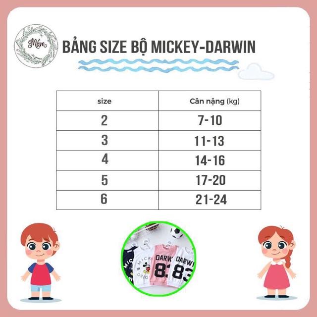 Bộ darwin cho bé trai