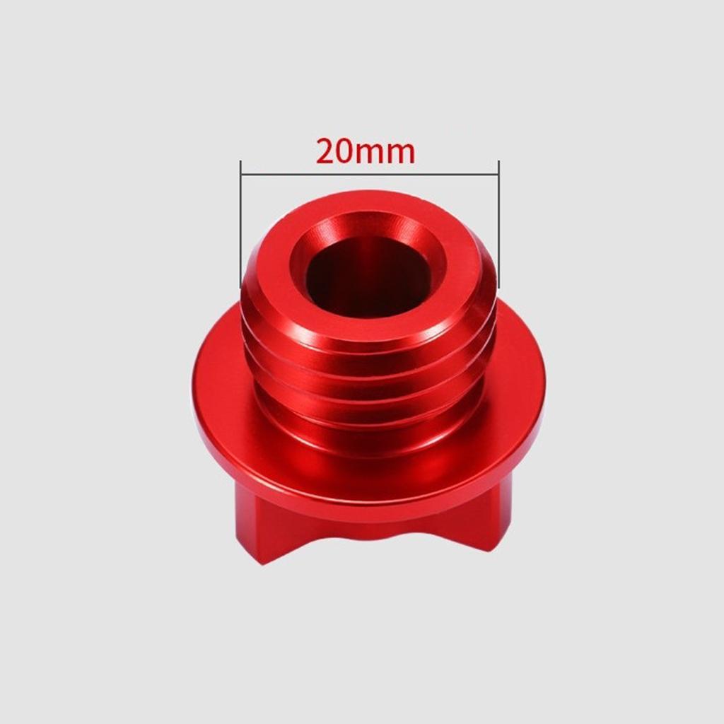2Pcs Motorcycle Engine Oil Filler Caps Screw Decorative Screw-in Universal Plug