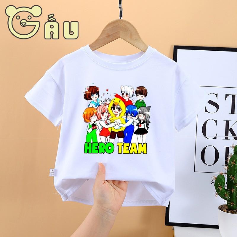 HOT Áo Hero Team đủ màu kèm quà tặng dễ thương hình shop mẹ gấu