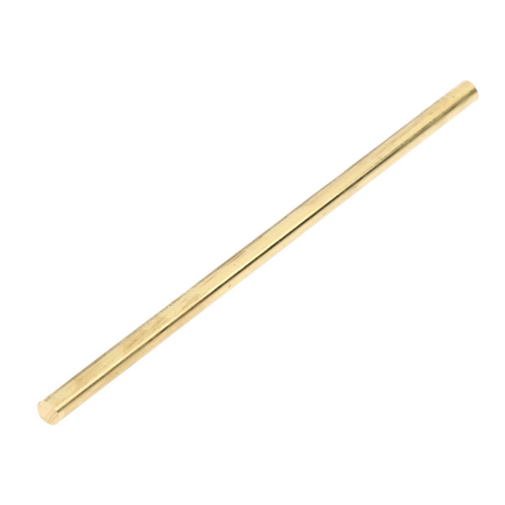 2pcs 4mm 5mm Dia, 4''/10cm Length Solid Brass Round Rod Bar