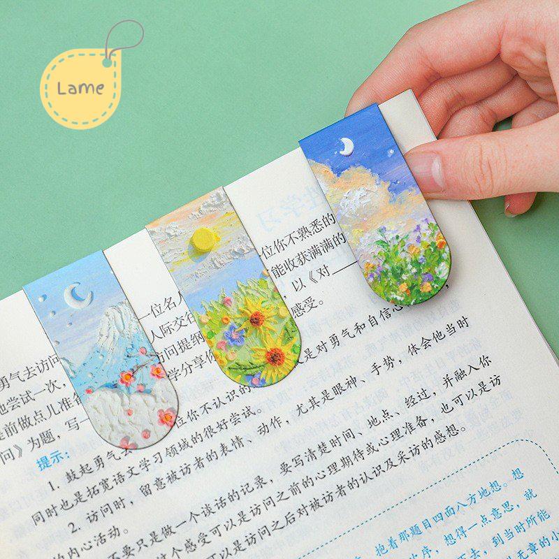 Đánh dấu sách nam châm bookmark hình tranh sơn dầu nghệ thuật LAME STORE