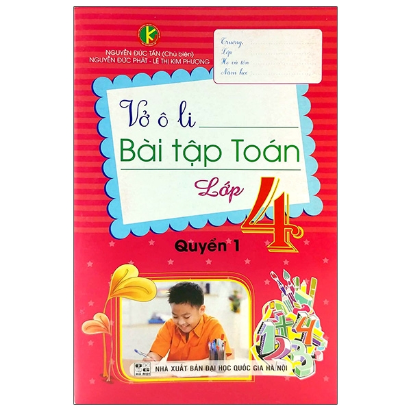 Vở Ô Li Bài Tập Toán Lớp 4 - Quyển 1