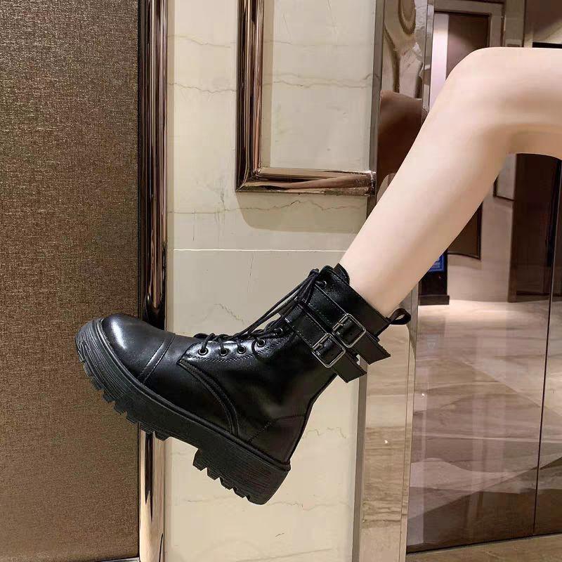 Boots cao cổ phong cách Ulzzang mạnh mẽ phong cách Hàn, hàng quảng châu loại đẹp