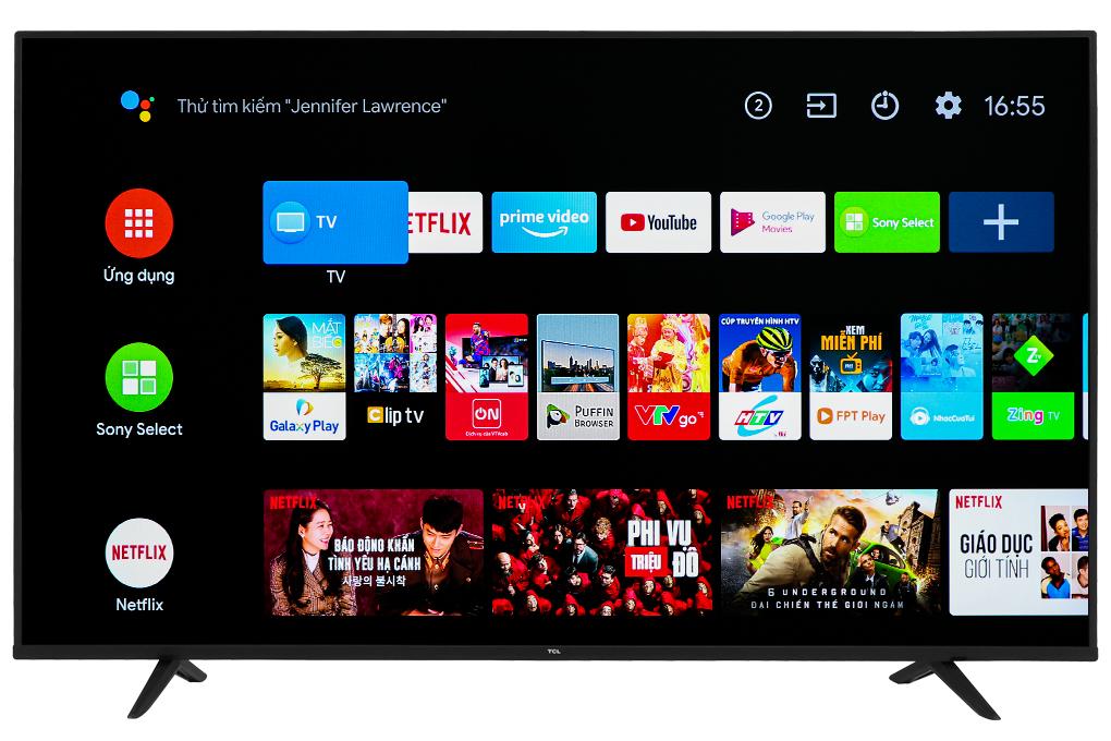 Android Tivi TCL 4K 65 inch 65P615 - Hàng chính hãng - Giao toàn quốc