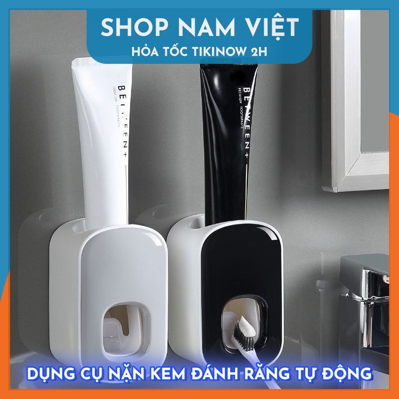 Hộp Lấy Kem Đánh Răng Tự Động Dán Tường Thông Minh