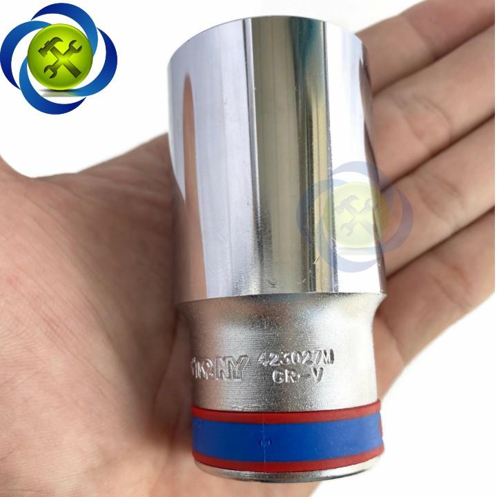 Tuýp 27mm 1/2 Kingtony 423027M loại dài 12 cạnh màu trắng