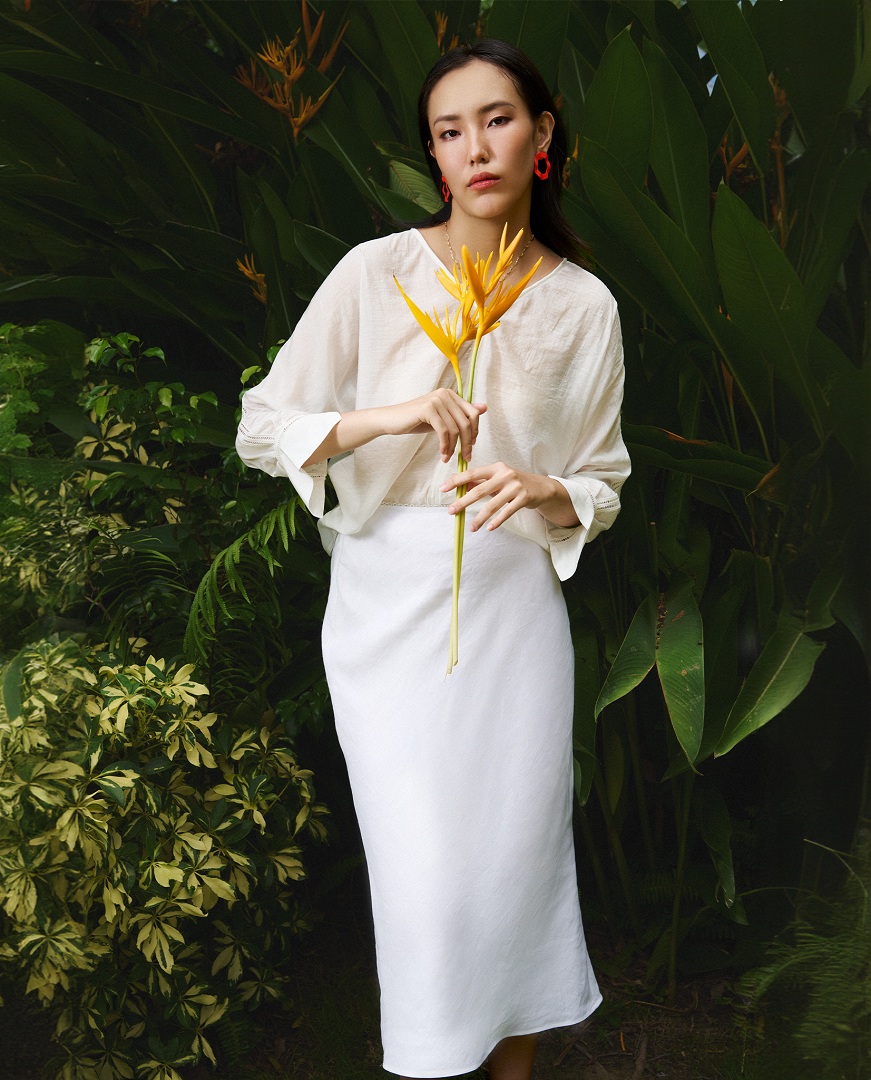 Váy Linen Suông Lân Sa SKI047 thời trang thiết kế Hity