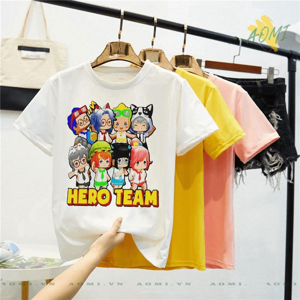 ÁO THUN UNISEX 7 mem simmy sammy phong cận hero team PHÔNG NAM NỮ GIA ĐÌNH CẶP ĐÔI CÓ SIZE TRẺ EM CHO BÉ TRAI GÁI 3158