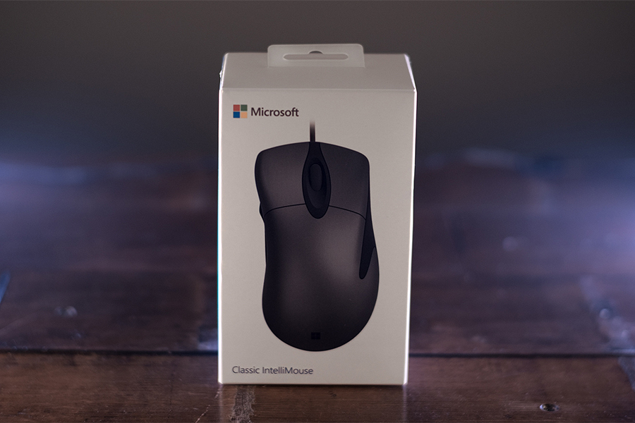 Chuột Chơi Game Có Dây Microsoft Classic IntelliMouse 3200DPI 5 Phím - Hàng Chính Hãng