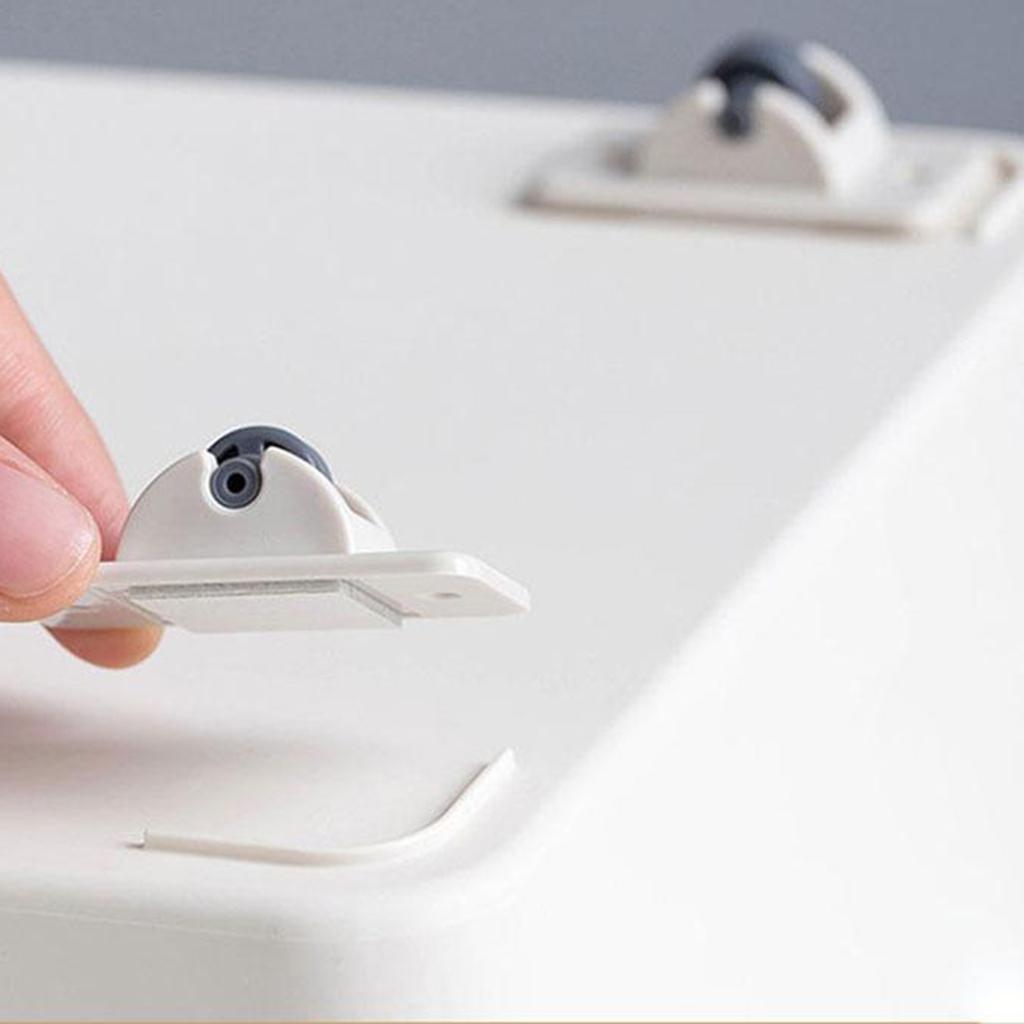 2x 4x Self Adhesive Swivel Casters Drawer Storage Box Trolley Platform Carts Wheel Directional Roller Pulley Castor Noiseless