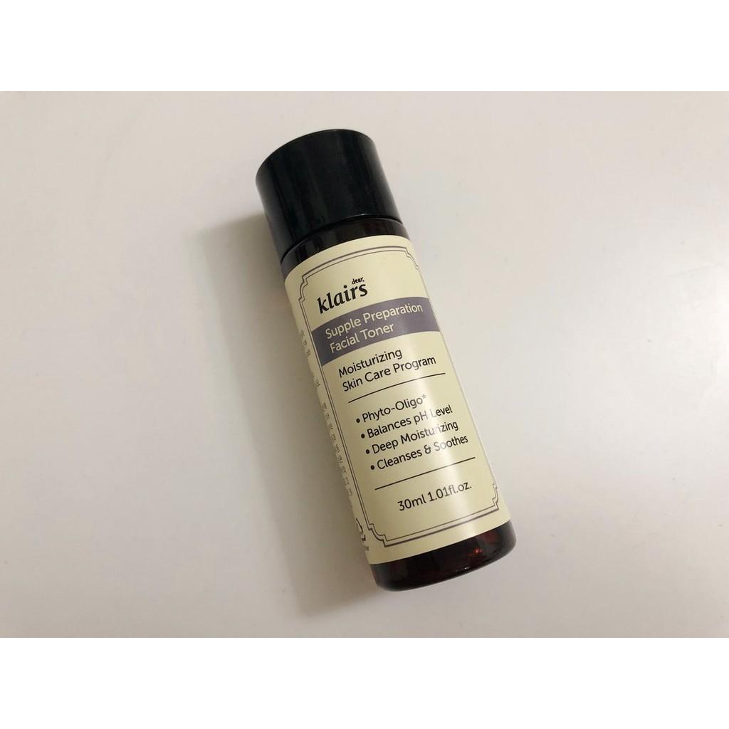 Dear Klairs Supple Preparation Toner mini 30ml bất kỳ + 1 sachet ngẫu nhiên