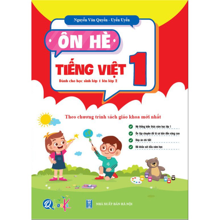 Sách - Combo Ôn Hè Toán và Tiếng Việt 1 - Chương Trình Mới - Dành cho học sinh lớp 1 lên 2