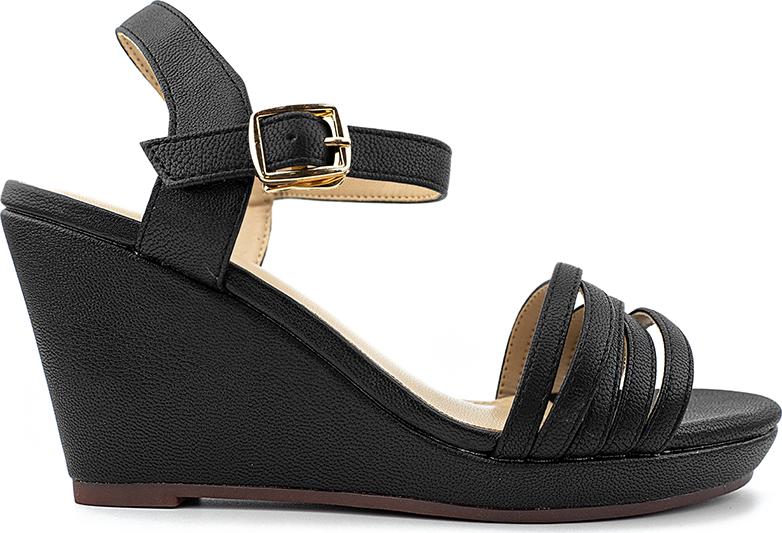 Giày Sandal Cao Gót Nữ PABNO PN13003, Đế Xuồng Cao 9cm, Chất Da Mềm, Quai Ngang Mảnh Thời Trang, Cá Tính