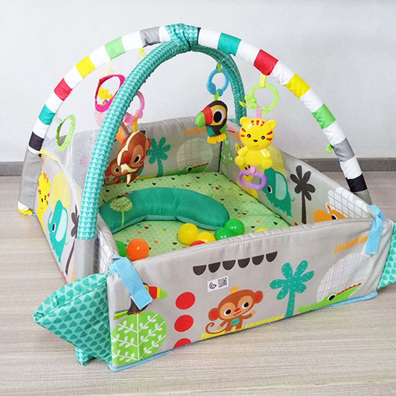 Thảm nằm chơi, thảm vận động cho bé Deluxe Twist & Fold 4 in 1 gấp gọn có nhạc kèm theo