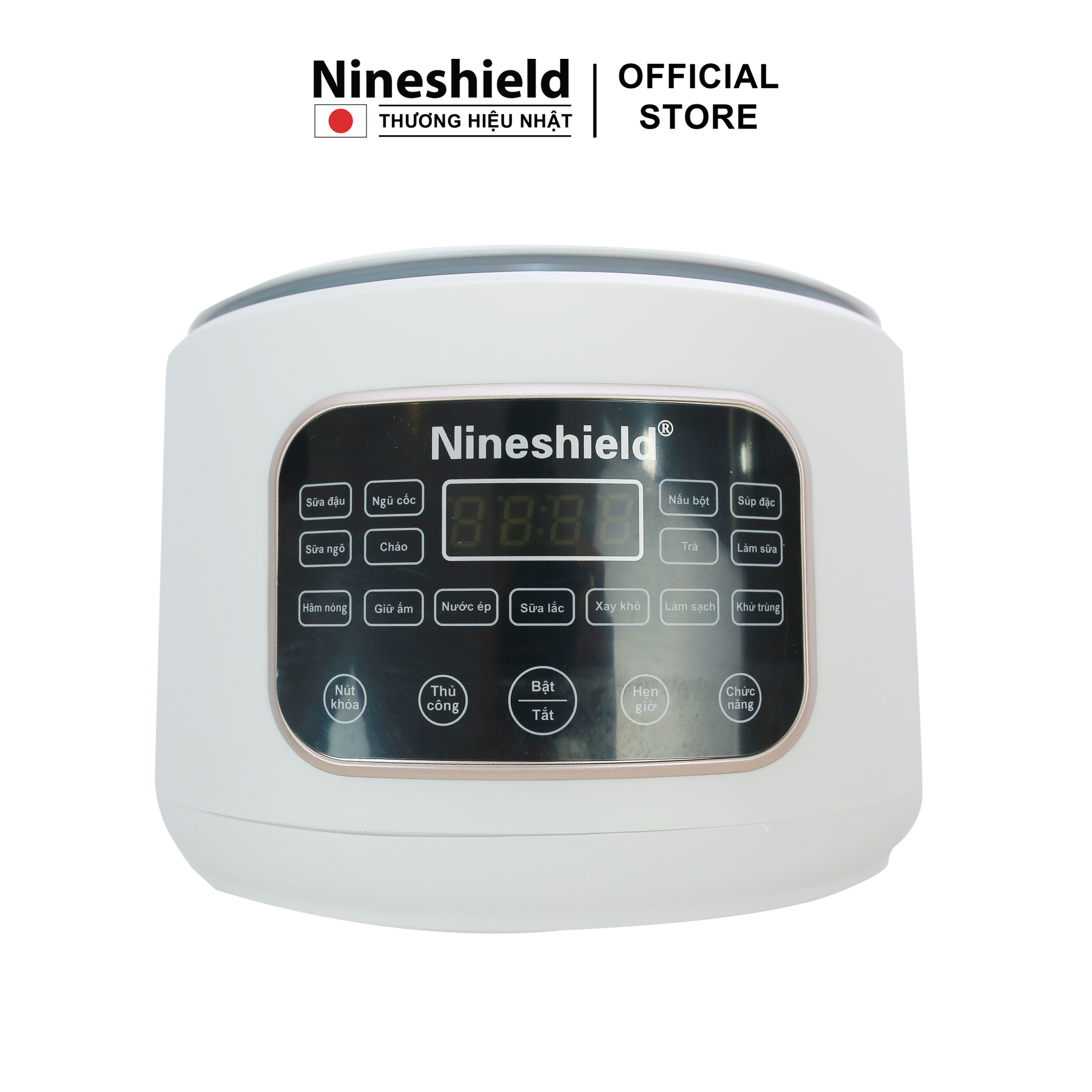 Máy làm sữa hạt chống ồn thông minh Nineshield KB506 - Hàng chính hãng