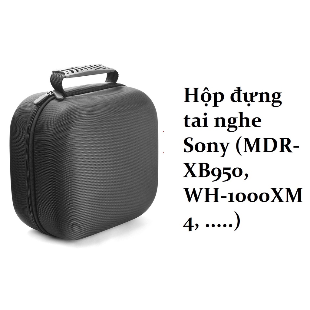 Hộp đựng tai nghe chụp tai chất liệu cao cấp cho tai nghe Sony