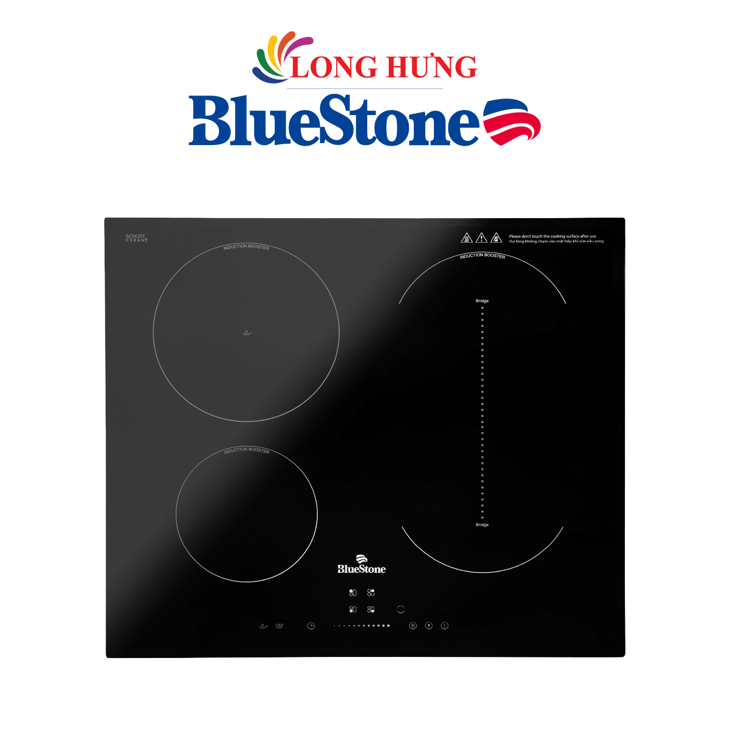 Bếp điện từ ba bếp Bluestone ICB-6845 - Hàng chính hãng