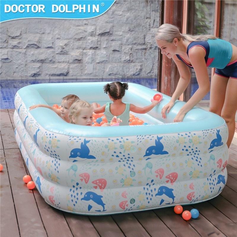 Bể bơi Dolphin chính hãng (bể bơi cho bé Doctor dolphin )