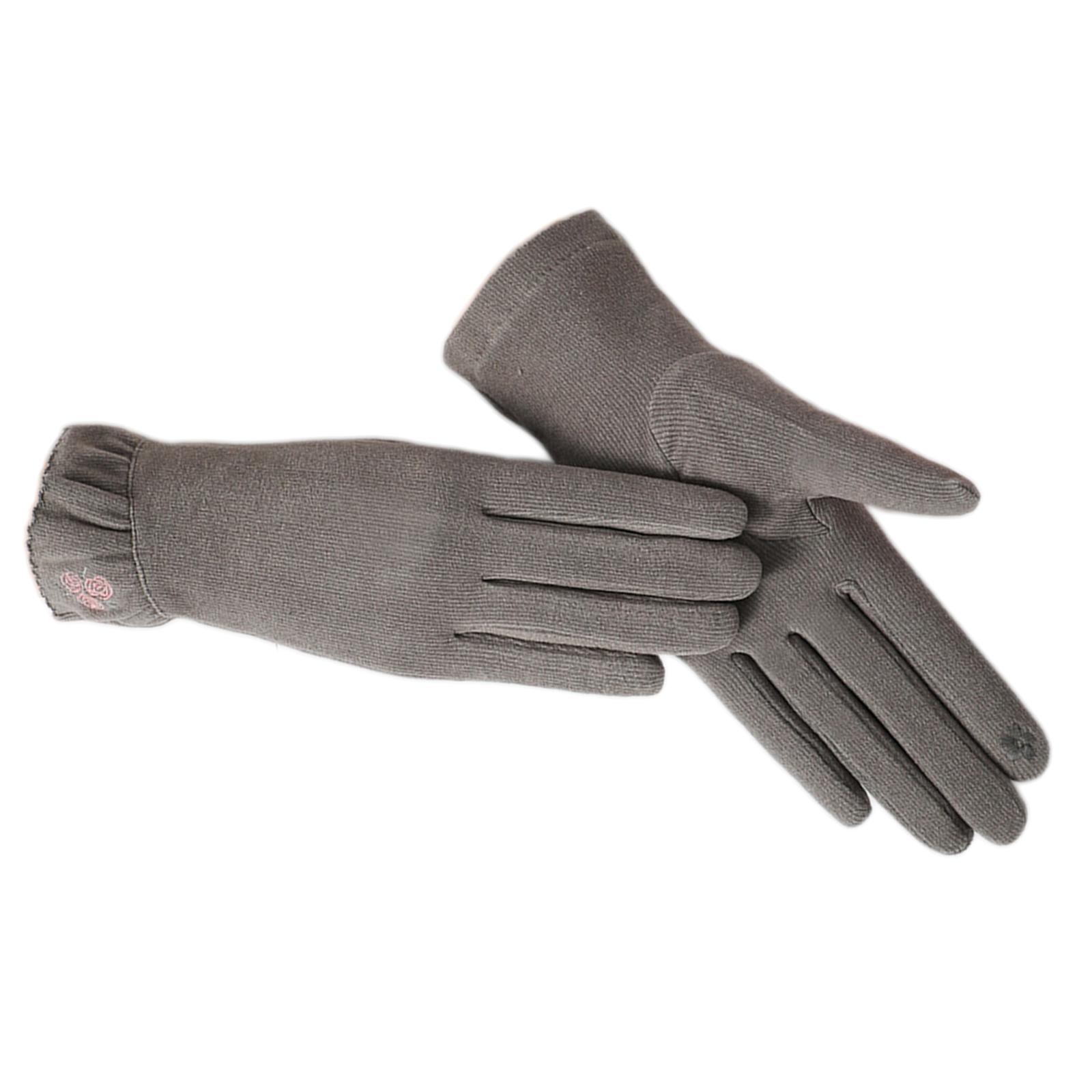 Women Winter Gloves Touchscreen Windproof Thermal Cold Weather Gloves for Running Cycling Hiking