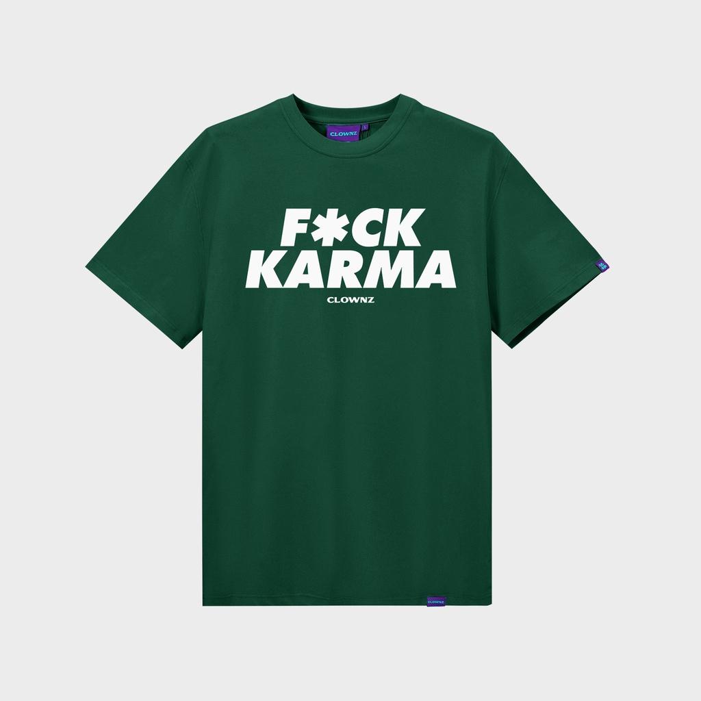 Áo phông nam nữ tay lỡ, tee thun unisex cổ tròn Big Karma form rộng nhiều màu
